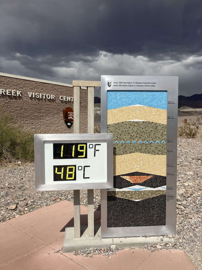 この日は48度！もう温泉にいるみたいでした！