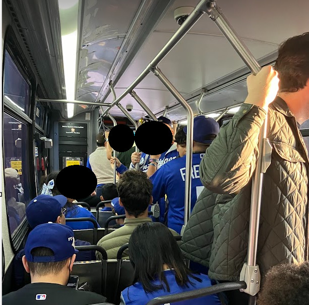 エクスプレスバスの中の様子