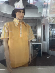 昔のマクドナルドの制服