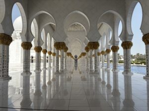 アブダビ　シェイクザイードモスク　内観