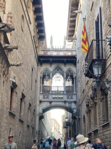 バロセロナ　ヒスベ橋　ゴシック地区