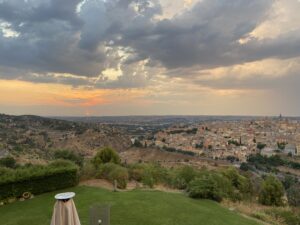 ホテルから見た景色