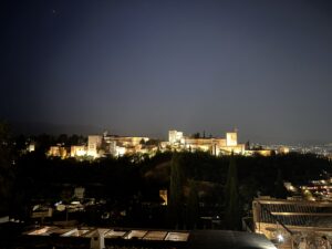 アルバイシン地区の夜景