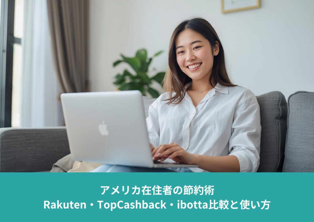 アメリカ在住者の節約術｜Rakuten・TopCashback・ibotta比較と使い方｜実体験で300ドル近く獲得した方法