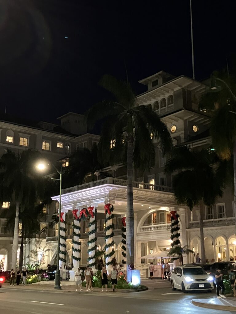 入り口左右になるモアナサーフライダーのゆらゆら椅子