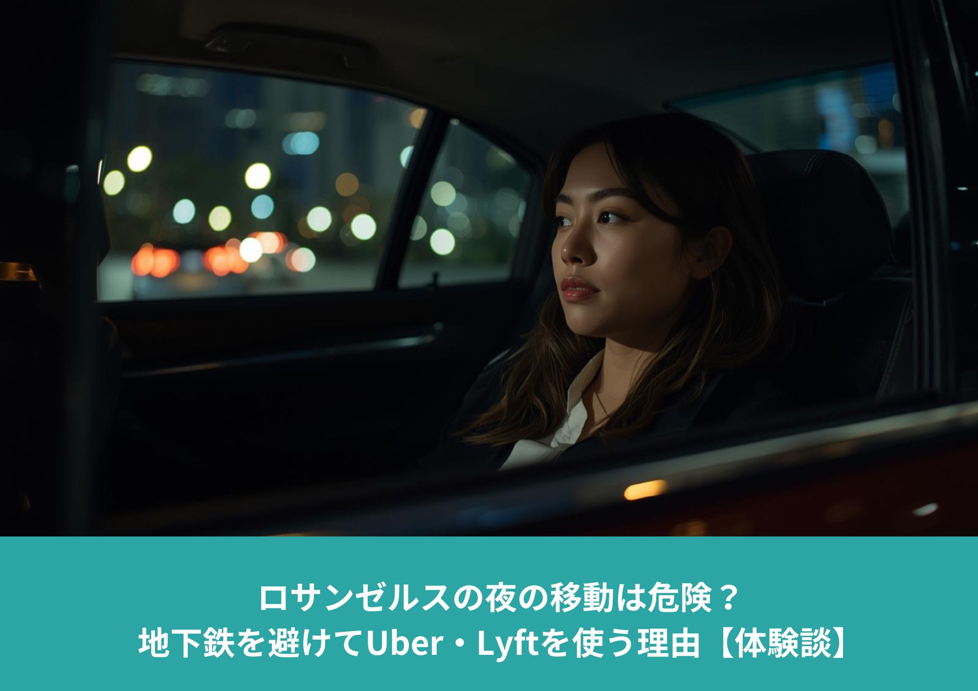 夜のロサンゼルス移動｜地下鉄を避けてUber・Lyftを利用する理由