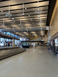 フェアバンクスの空港風景